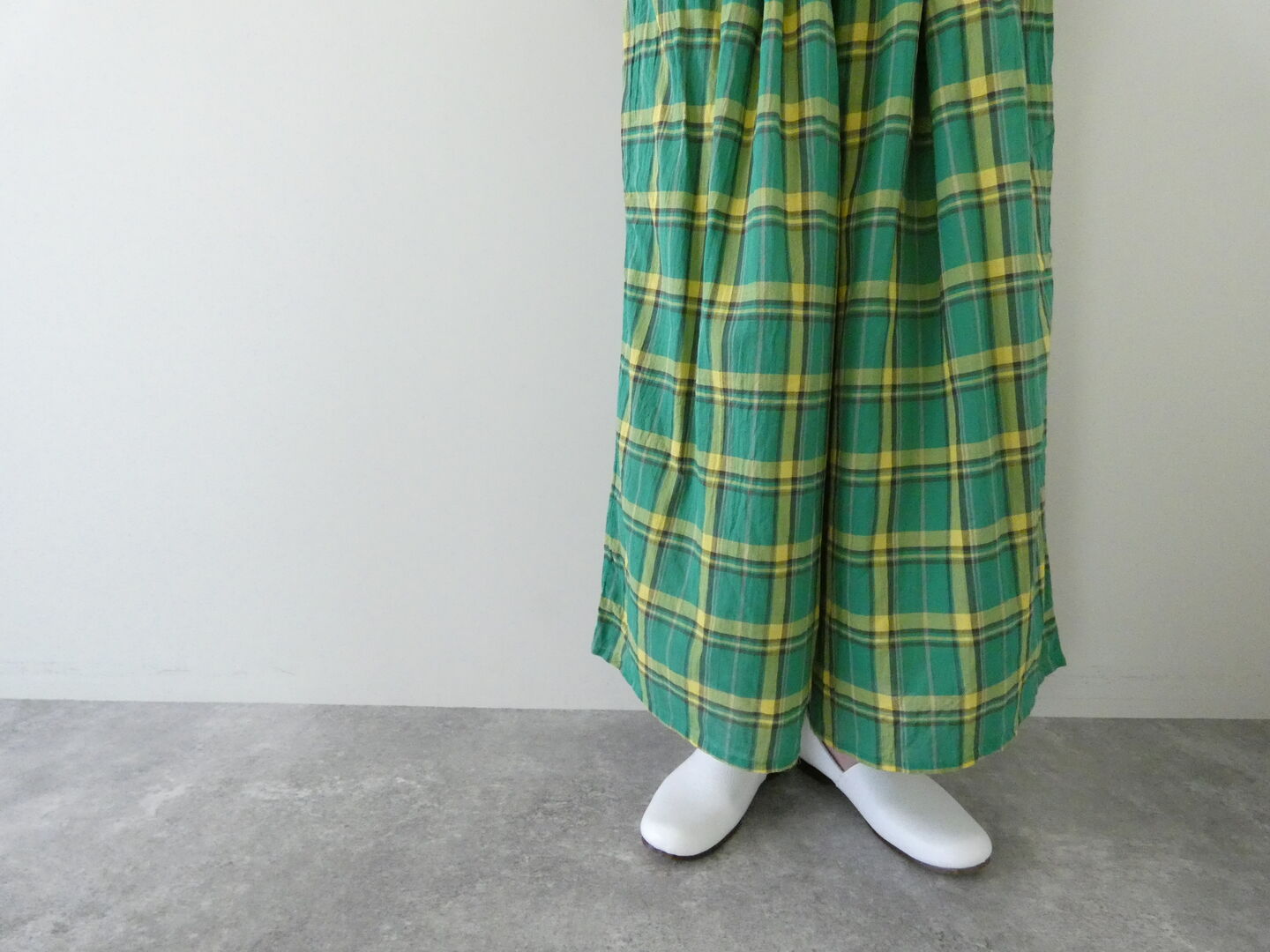 ichi(イチ) ワッシャーチェックパンツの商品画像5