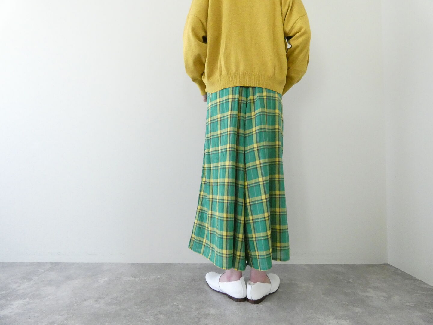 ichi(イチ) ワッシャーチェックパンツの商品画像8