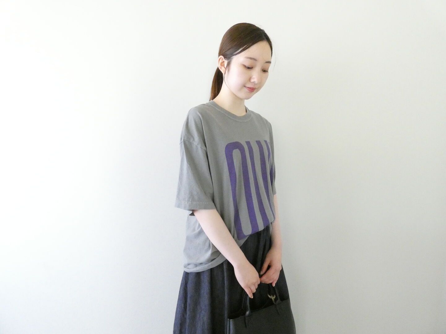 ichi(イチ) ピグメントTシャツ OUI!NON!の商品画像1