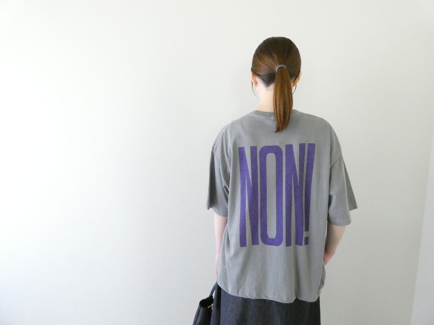ichi(イチ) ピグメントTシャツ OUI!NON!の商品画像10