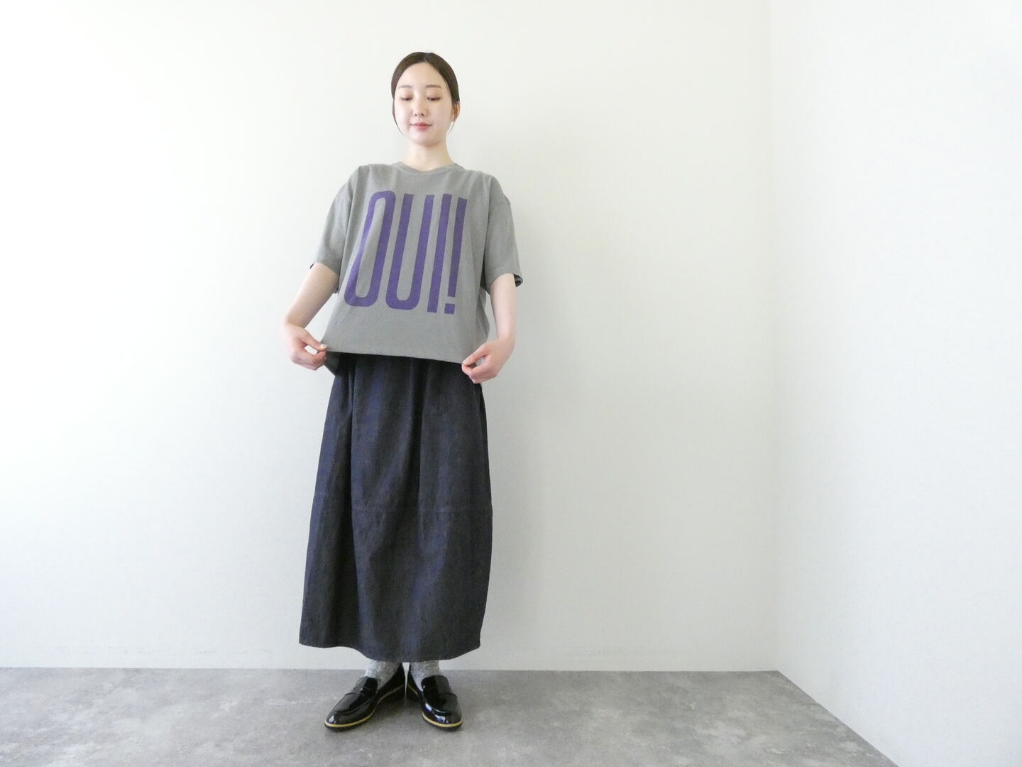 ichi(イチ) ピグメントTシャツ OUI!NON!の商品画像2