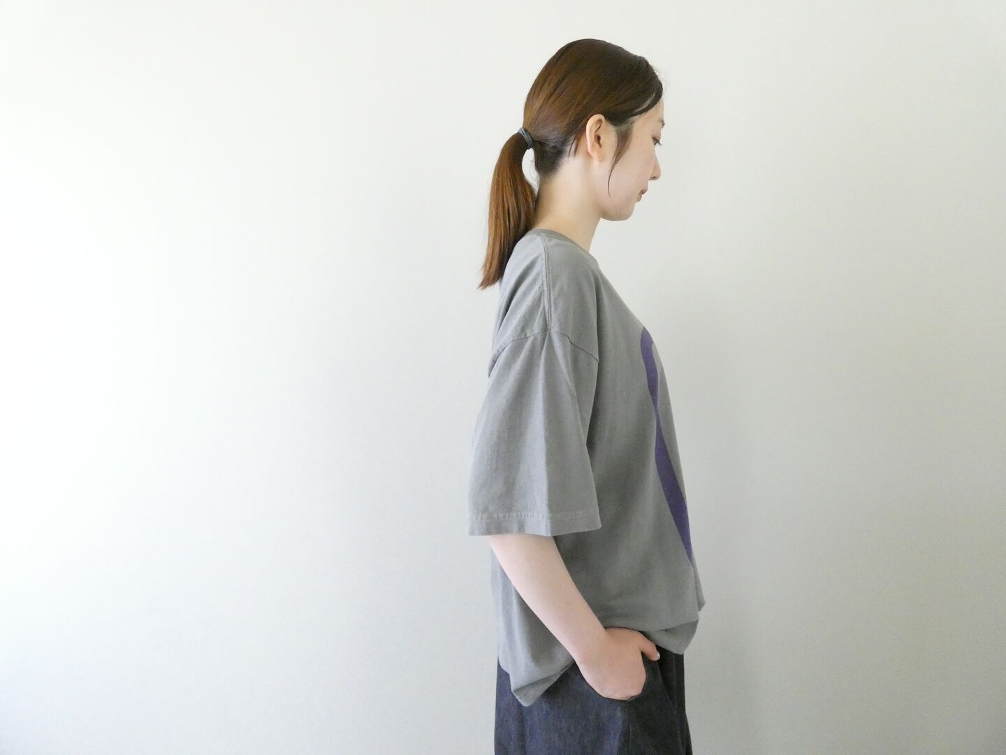 ichi(イチ) ピグメントTシャツ OUI!NON!の商品画像9