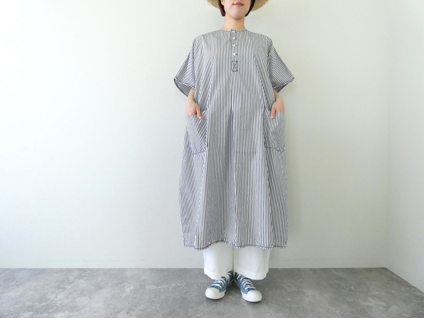 homspun(ホームスパン) タイプライター　プルオーバーワンピースの商品画像1