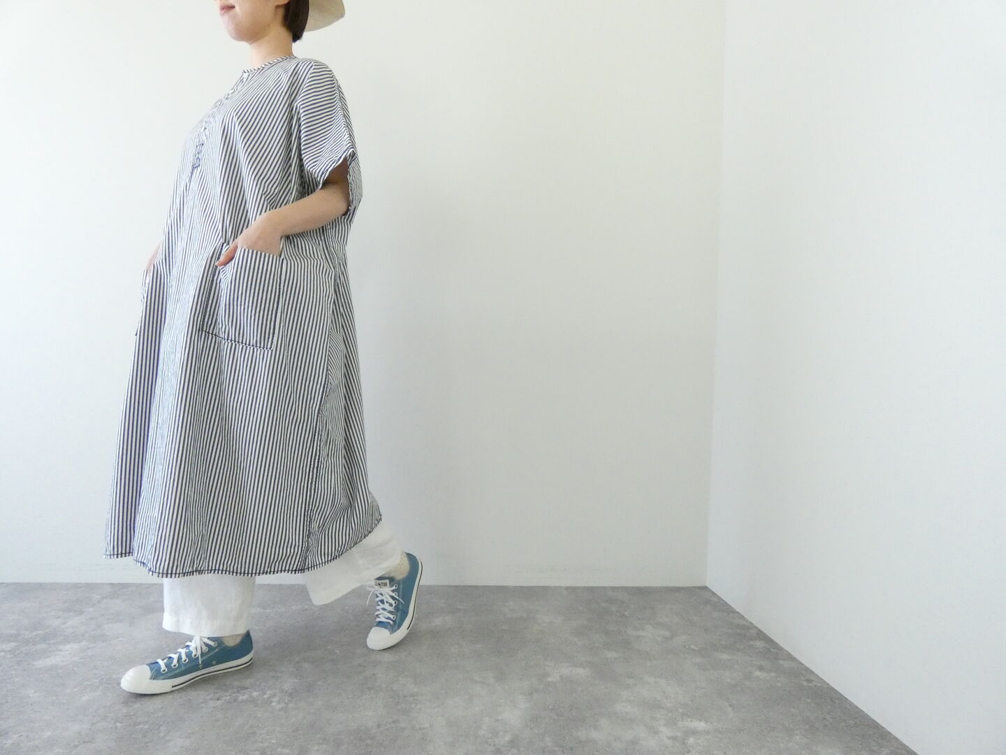 homspun(ホームスパン) タイプライター　プルオーバーワンピースの商品画像3