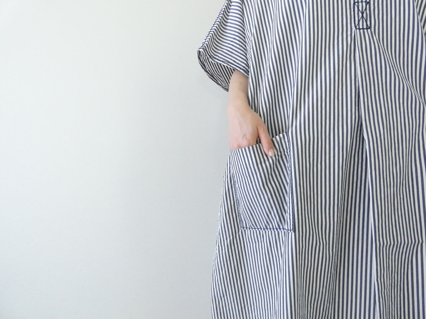 homspun(ホームスパン) タイプライター　プルオーバーワンピースの商品画像6