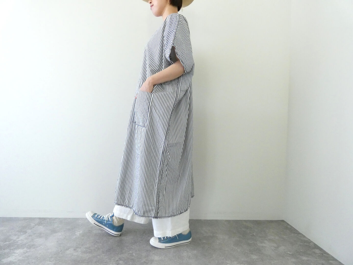 homspun(ホームスパン) タイプライター　プルオーバーワンピースの商品画像7