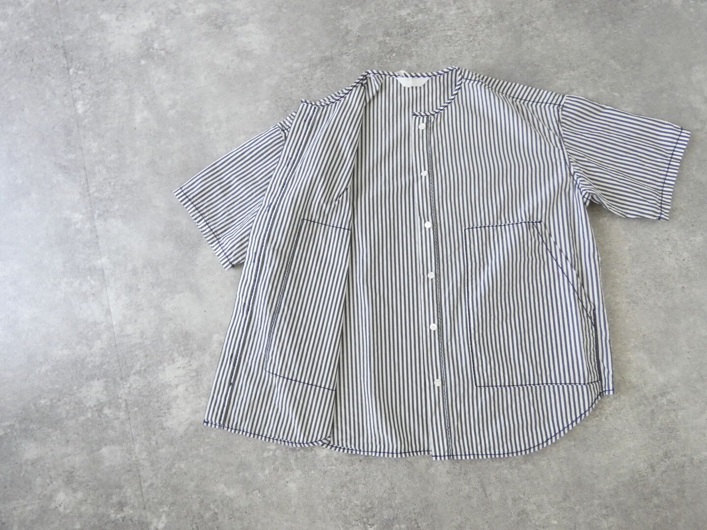 homspun(ホームスパン) タイプライター　比翼ブラウスの商品画像12