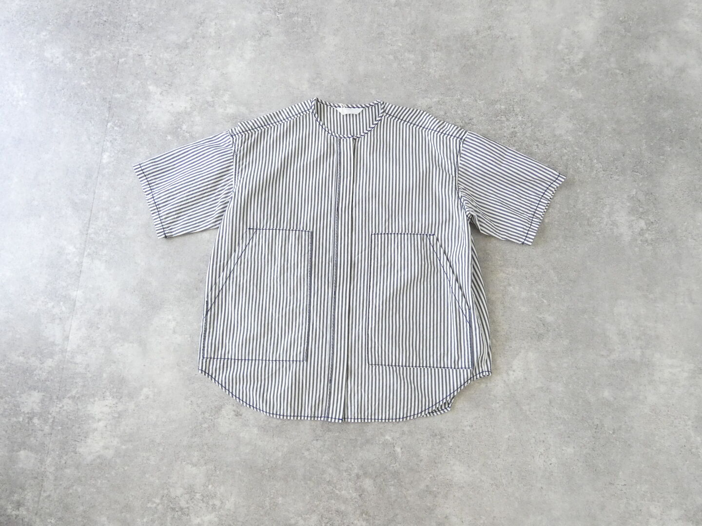homspun(ホームスパン) タイプライター　比翼ブラウスの商品画像3