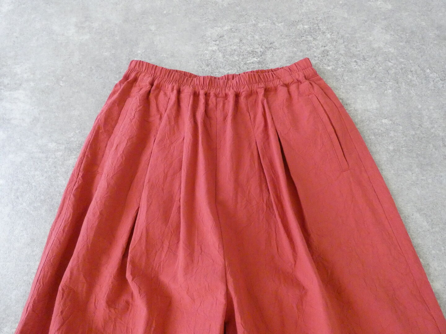 ina(イナ) シーチングハンドワッシャーウエストゴムタックパンツの商品画像30