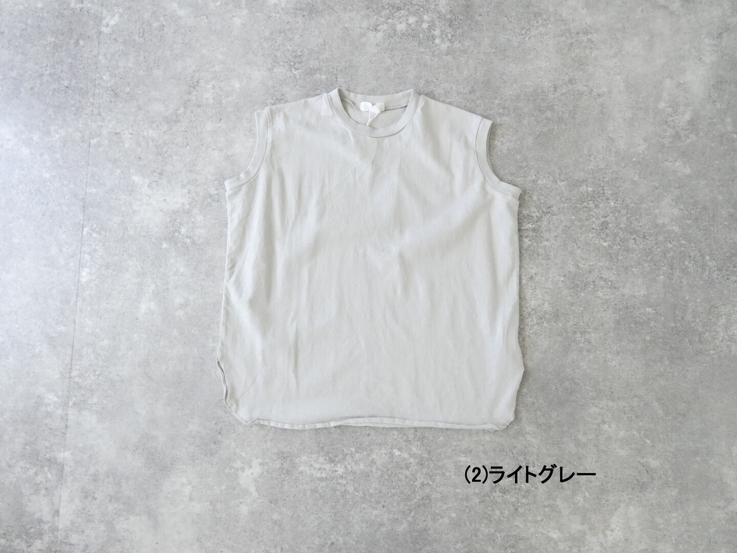 homspun(ホームスパン) 40/2天竺ノースリーブプルオーバーの商品画像42