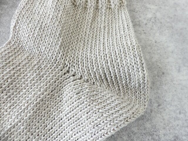 yahae(ヤハエ) sui Linen Organic Cotton Ankle Socks　リネンオーガニックコットンアンクルソックスの商品画像18
