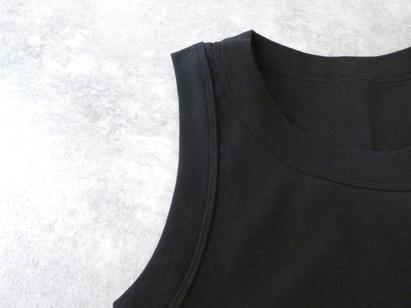 homspun(ホームスパン) 40/1度詰めフライスノースリーブプルオーバーの商品画像19