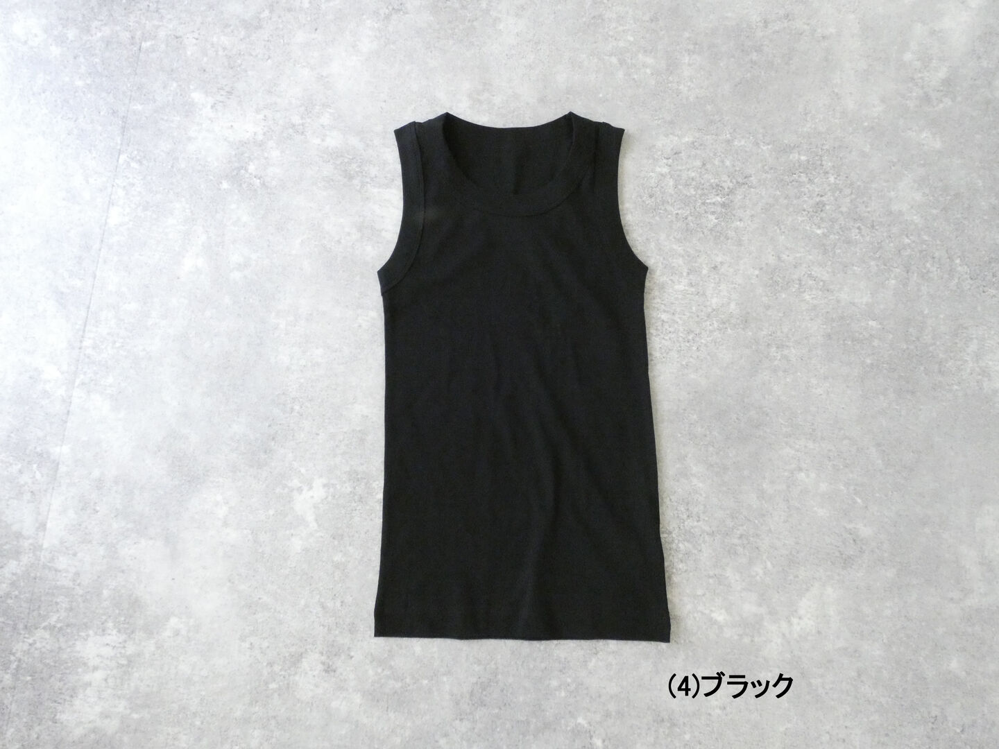 homspun(ホームスパン) 40/1度詰めフライスノースリーブプルオーバーの商品画像8