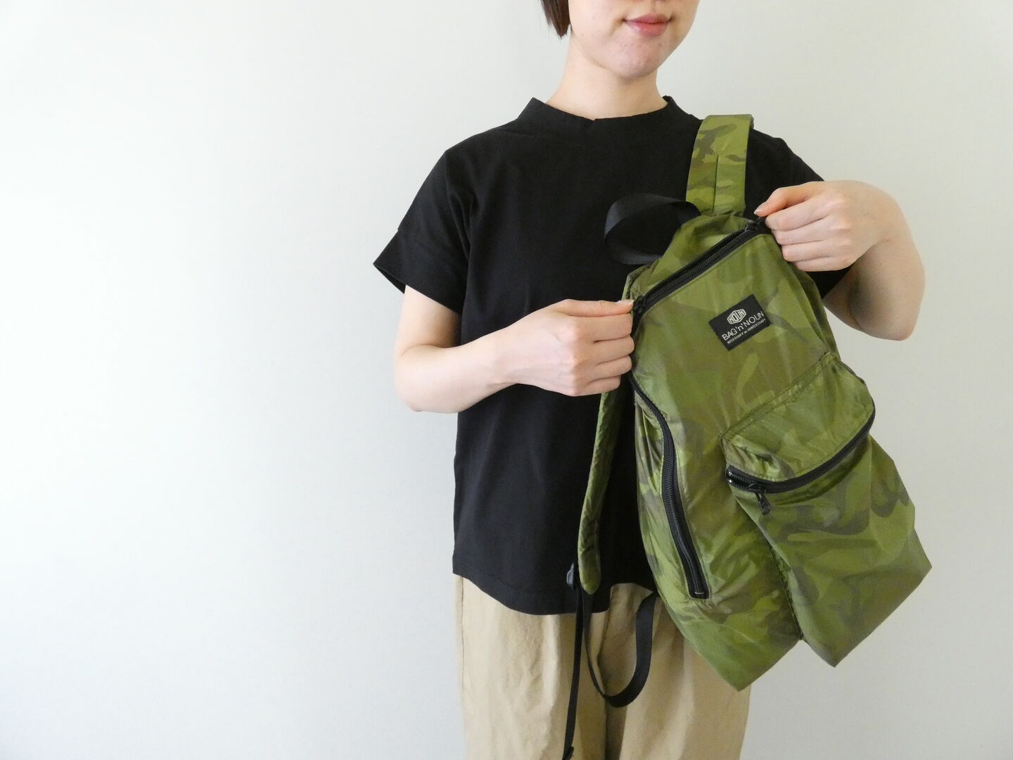 BAG'n'NOUN(バッグンナウン) CAMP SAC CAMOの商品画像1
