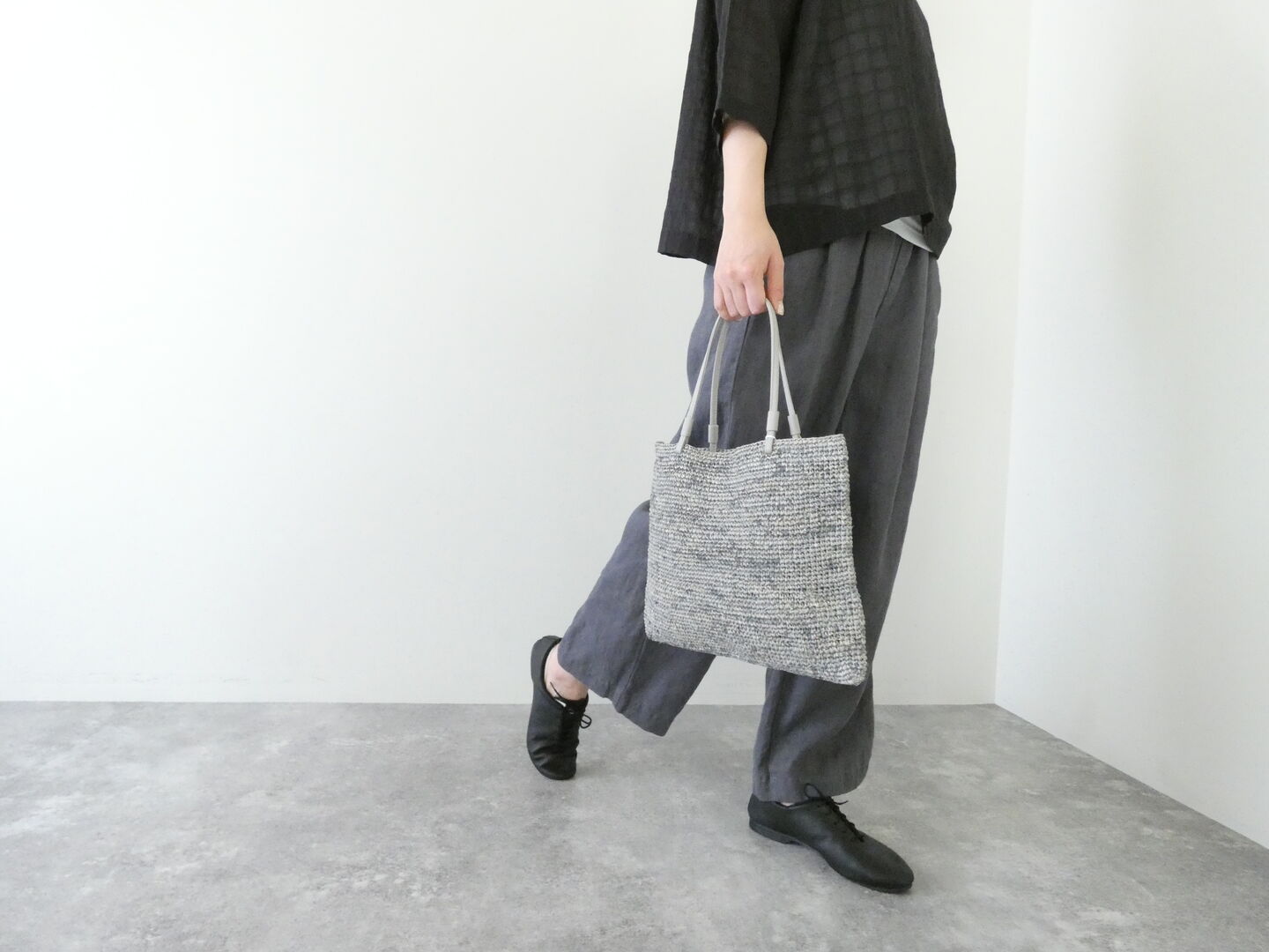 evam eva(エヴァムエヴァ) basket hand bagの商品画像5