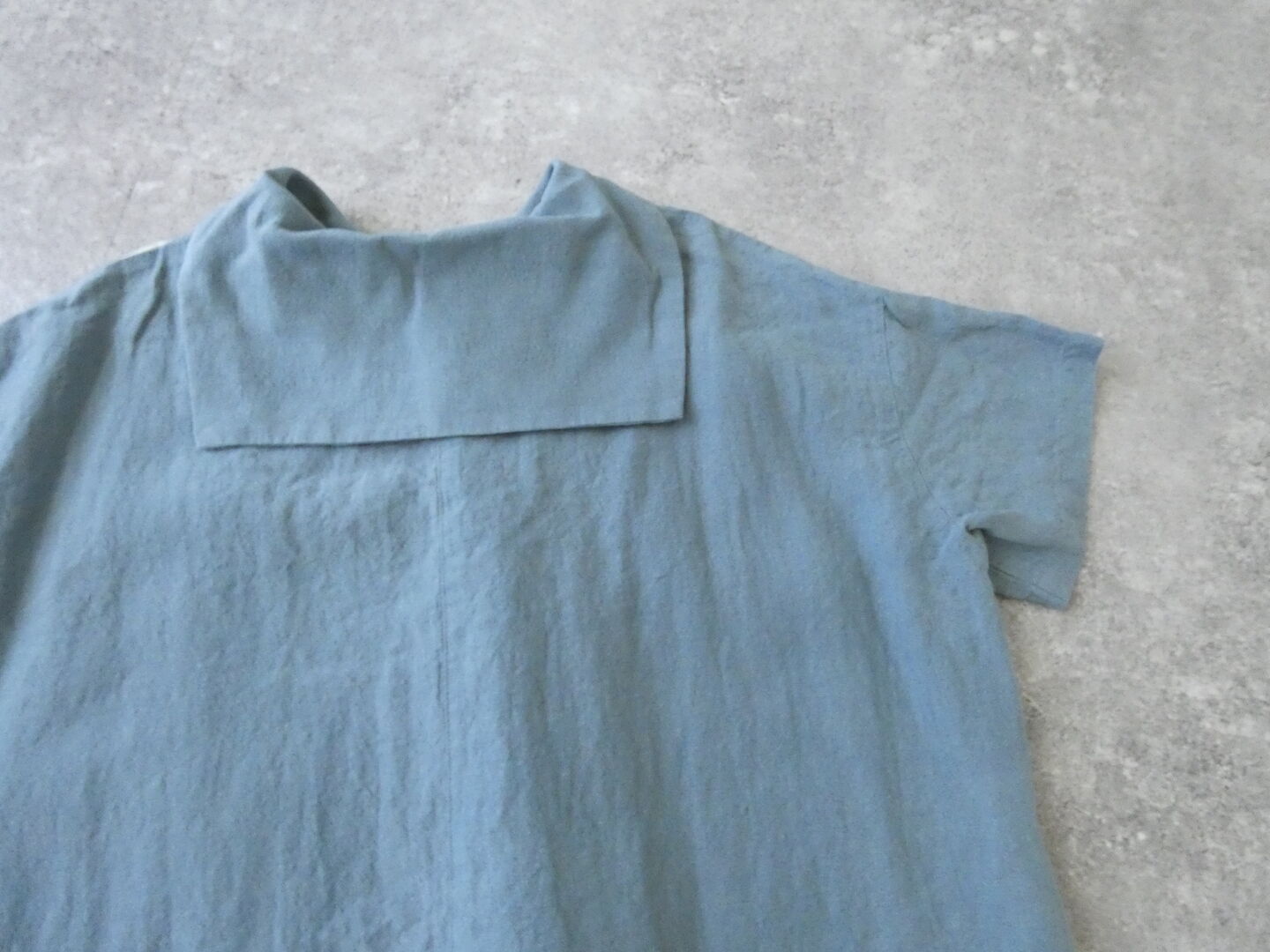 快晴堂(かいせいどう) Girl's ベルギーリネンの大きな水玉 セーラーズシャツの商品画像25