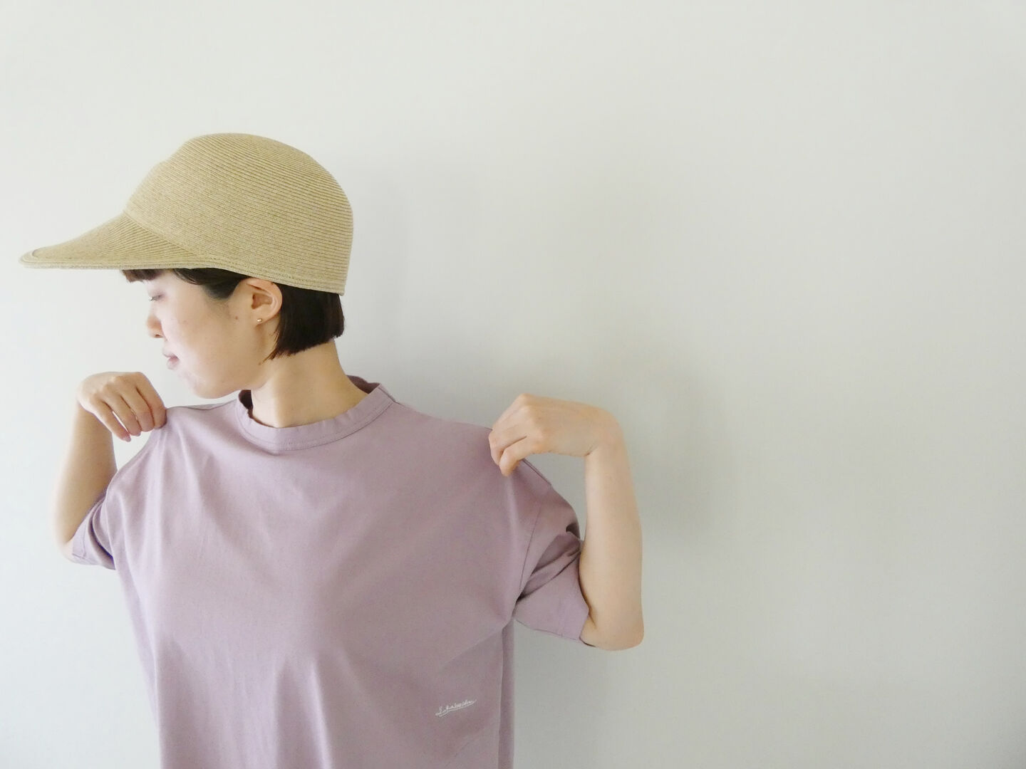 快晴堂(かいせいどう) Girl's Tシャツ 首まわりしっかり5分袖Tシャツの商品画像1