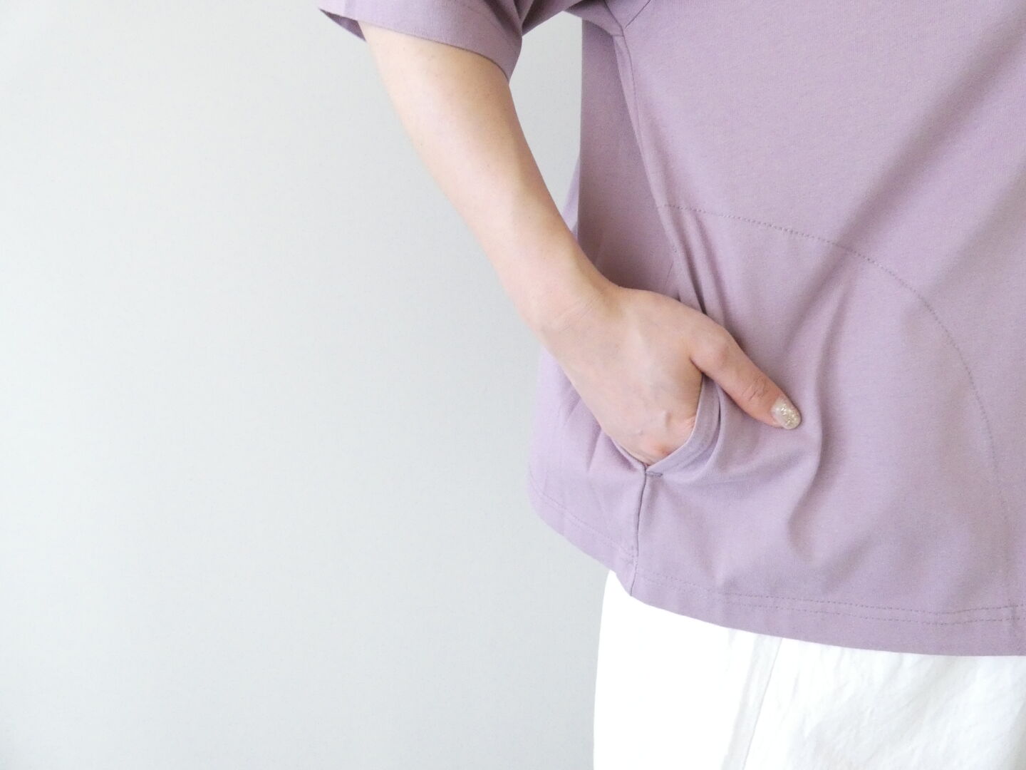 快晴堂(かいせいどう) Girl's Tシャツ 首まわりしっかり5分袖Tシャツの商品画像6