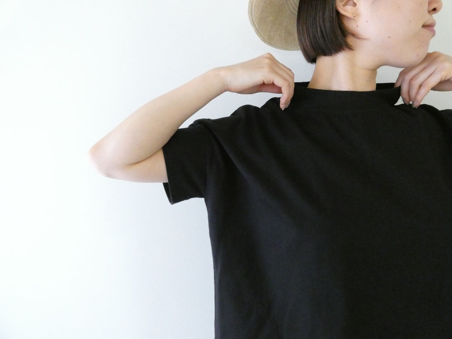 快晴堂(かいせいどう) Girl's Tシャツ スタンド衿Tシャツの商品画像2
