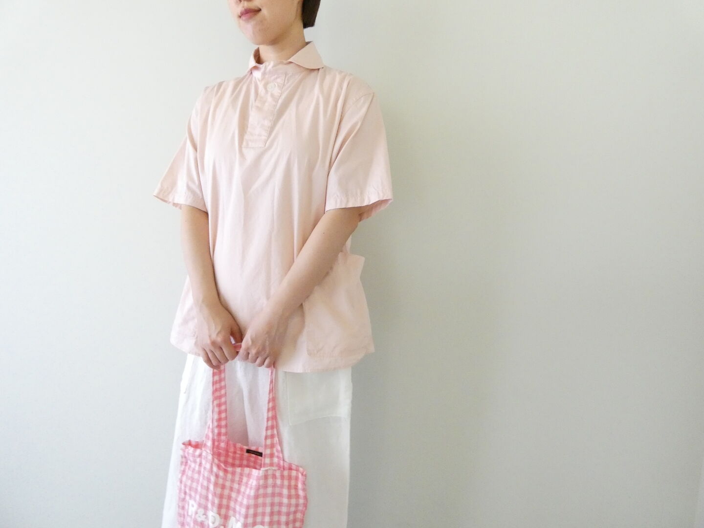 LOLO(ロロ) 定番プルオーバー型半袖シャツの商品画像1