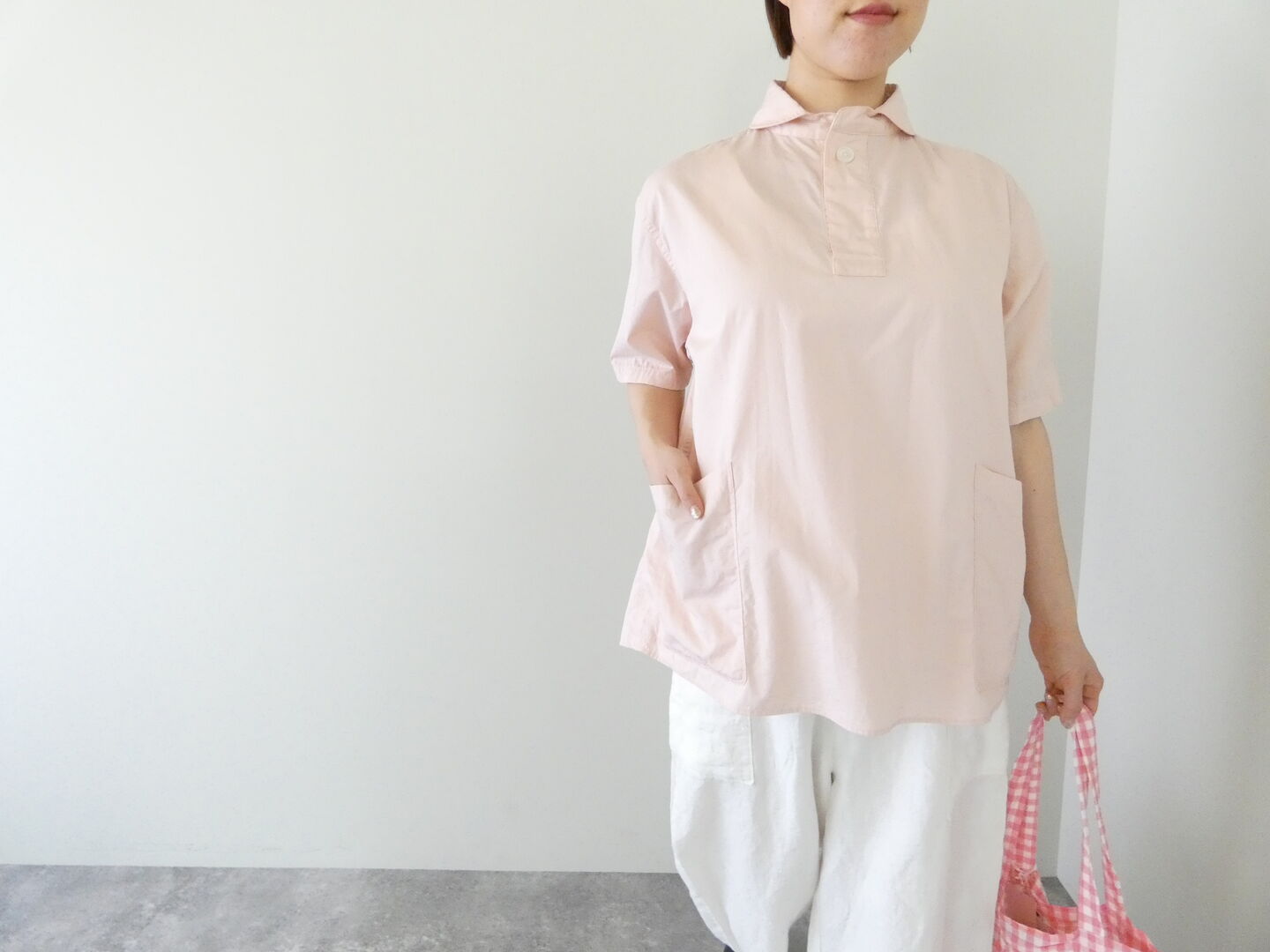 LOLO(ロロ) 定番プルオーバー型半袖シャツの商品画像8