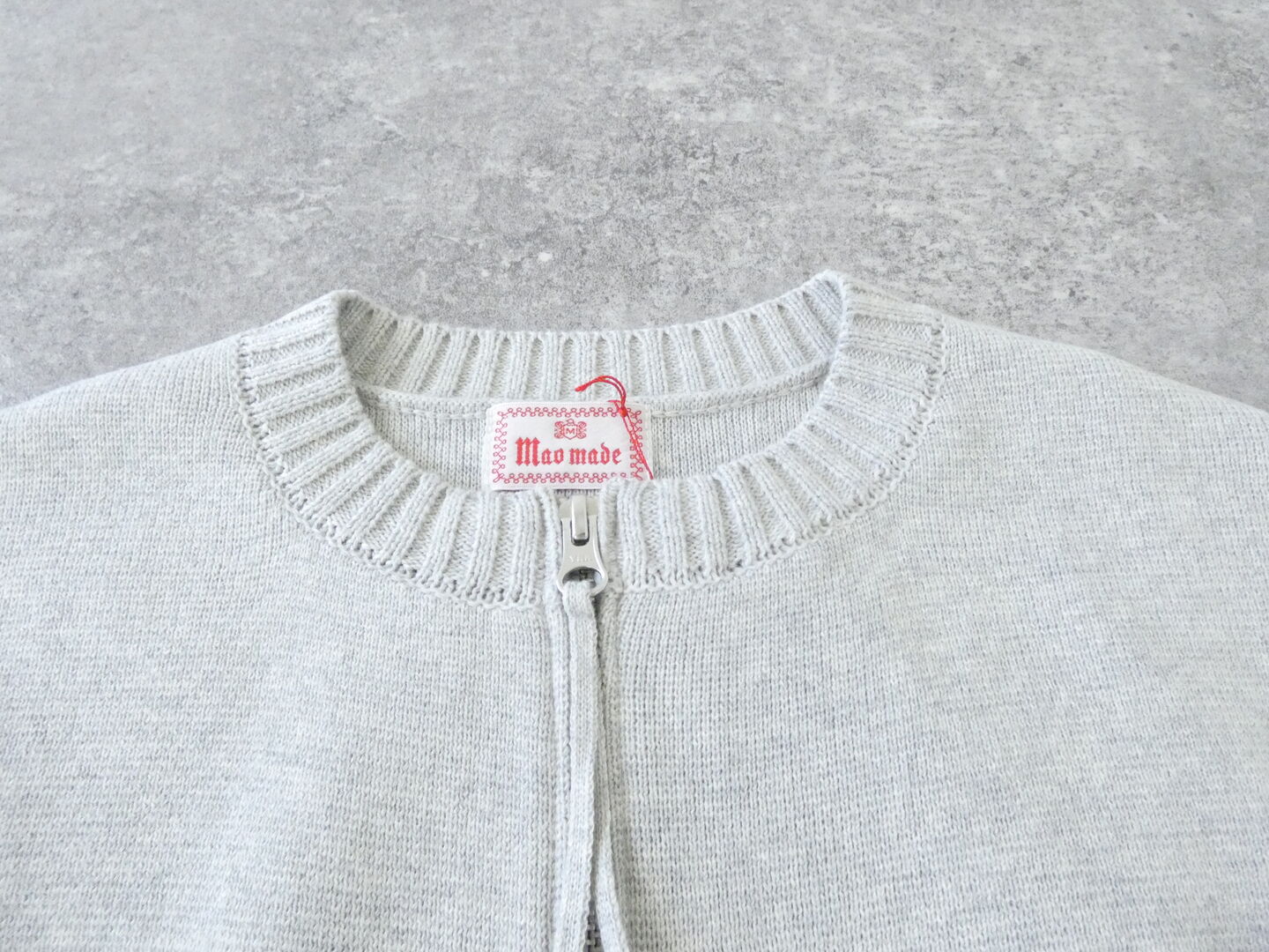 mao made(マオメイド) やわらかコットンミラノリブ風 異ゲージリブWジップベストの商品画像21