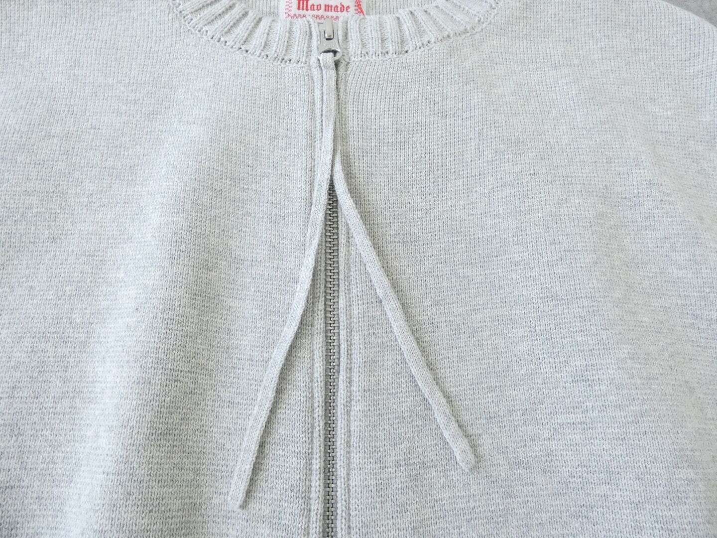mao made(マオメイド) やわらかコットンミラノリブ風 異ゲージリブWジップベストの商品画像22