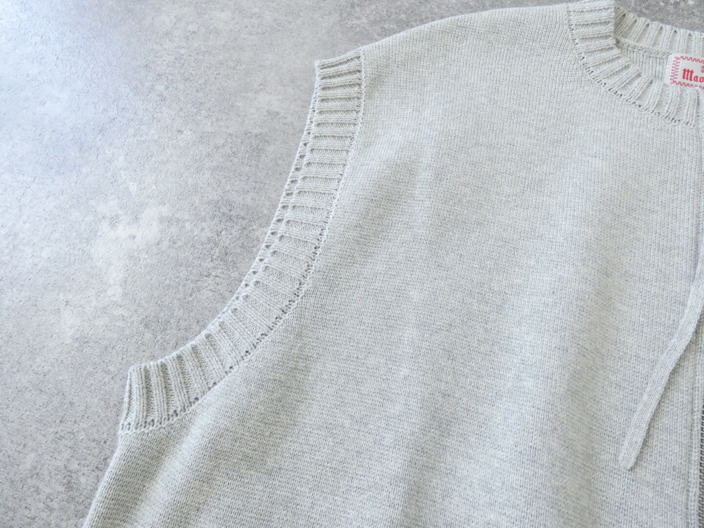 mao made(マオメイド) やわらかコットンミラノリブ風 異ゲージリブWジップベストの商品画像23