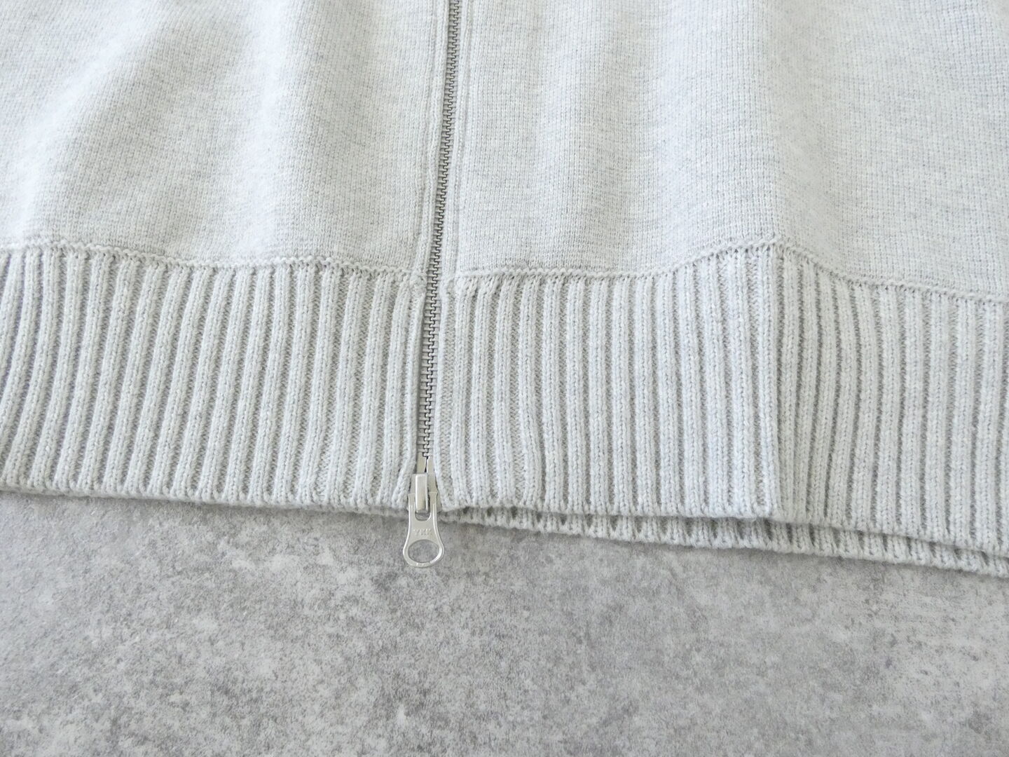 mao made(マオメイド) やわらかコットンミラノリブ風 異ゲージリブWジップベストの商品画像24