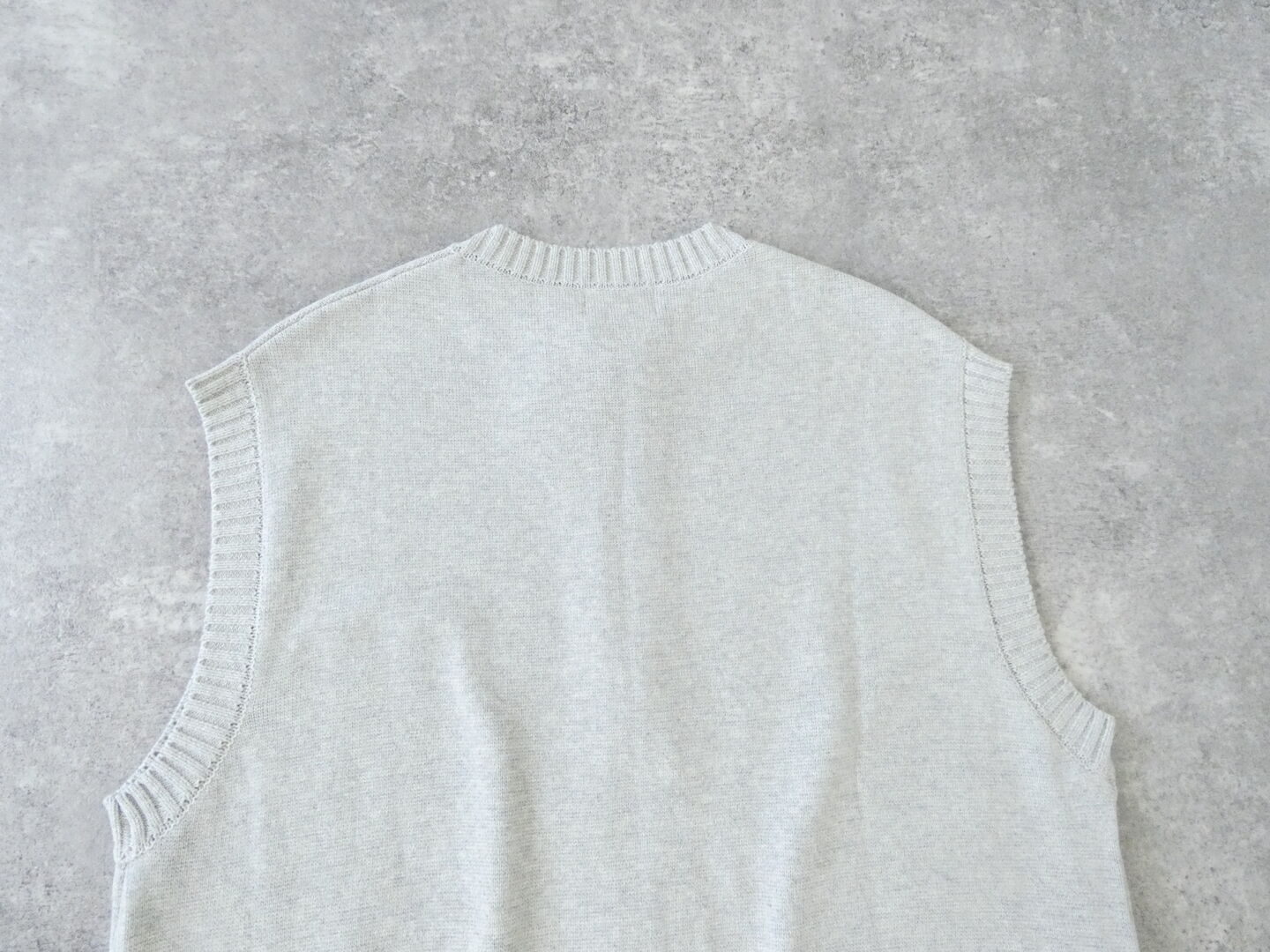 mao made(マオメイド) やわらかコットンミラノリブ風 異ゲージリブWジップベストの商品画像28