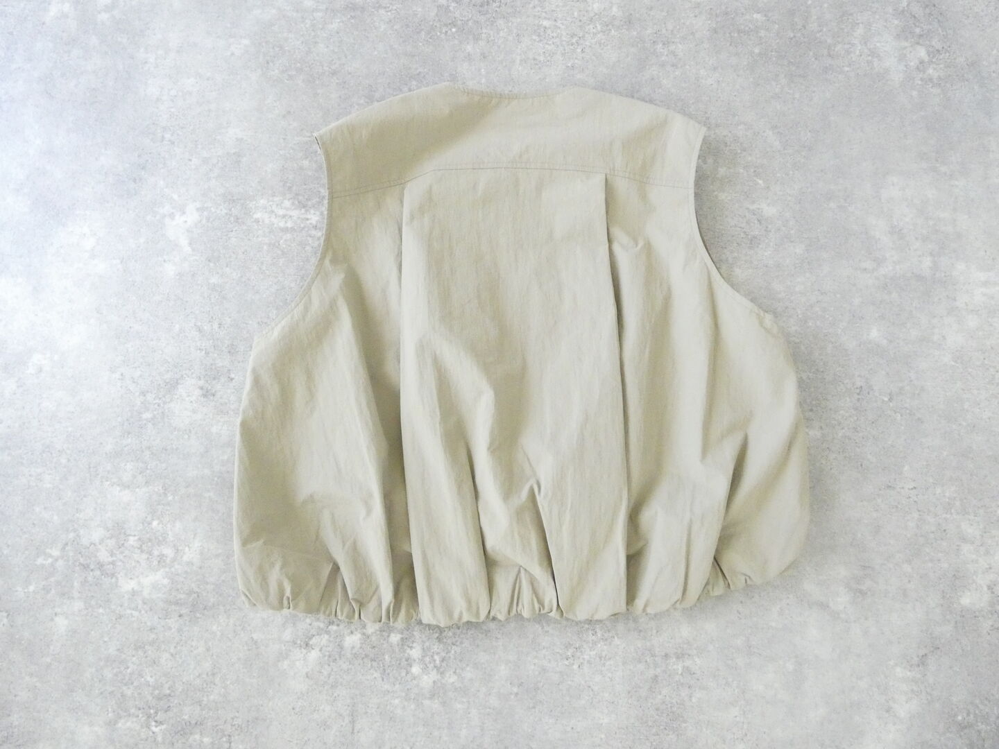 mao made(マオメイド) ヴィンテージウェザーバルーンシルエットZIP UPベストの商品画像12