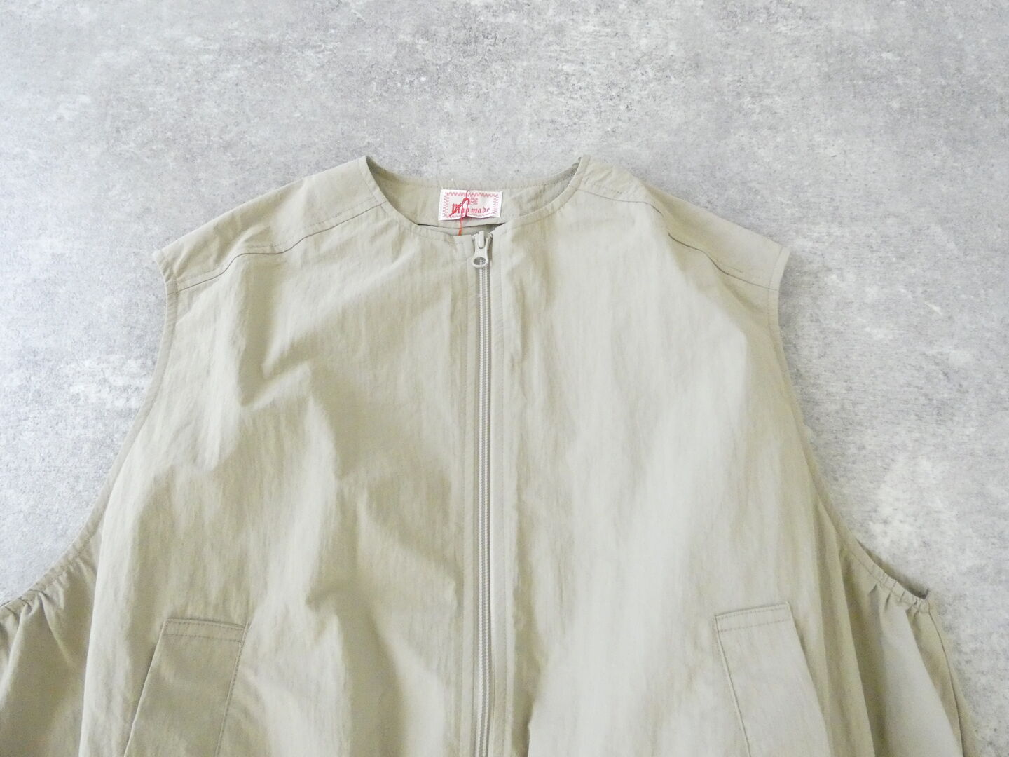 mao made(マオメイド) ヴィンテージウェザーバルーンシルエットZIP UPベストの商品画像21