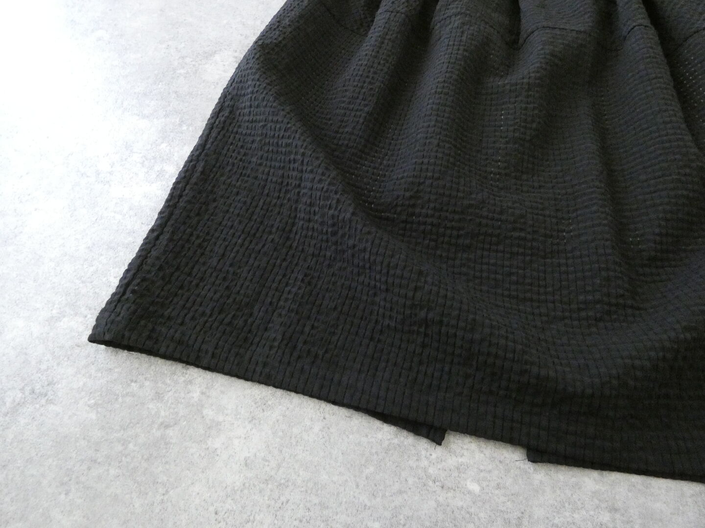 mizuiro ind(ミズイロインド) カラミチェックタックコクーンスカートの商品画像23