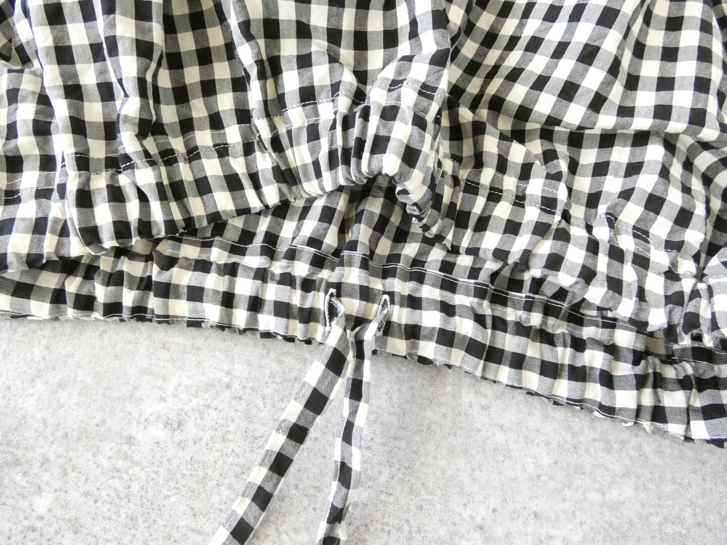 R＆D.M.Co-(オールドマンズテーラー) GINGHAM CHECK STRING GUM SKIRTの商品画像32