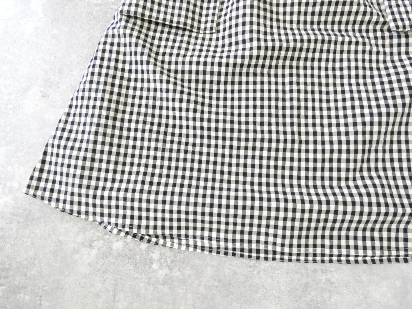 R＆D.M.Co-(オールドマンズテーラー) GINGHAM CHECK STRING GUM SKIRTの商品画像33