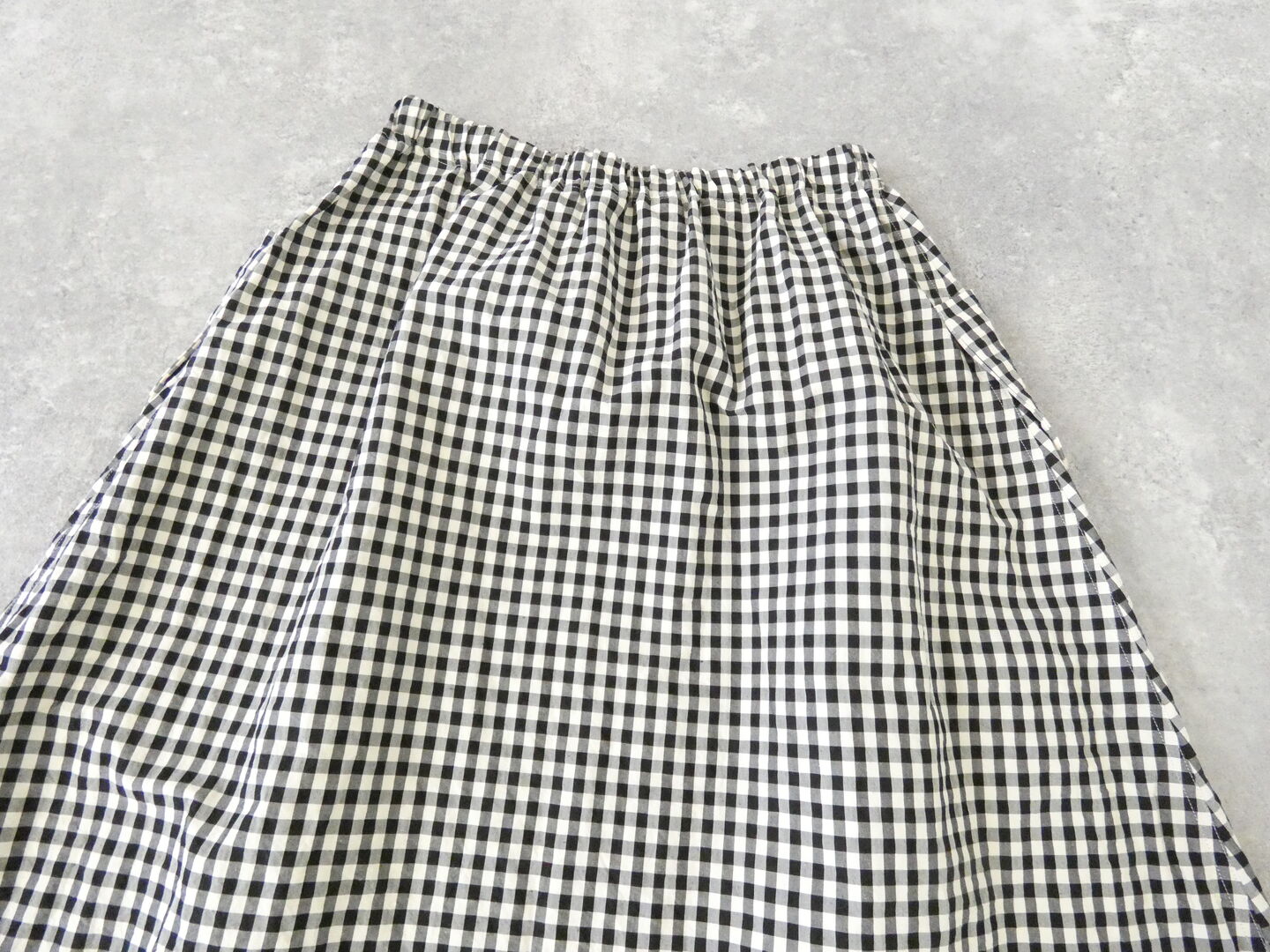 R＆D.M.Co-(オールドマンズテーラー) GINGHAM CHECK STRING GUM SKIRTの商品画像35
