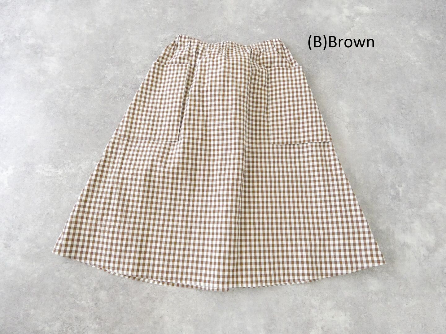 R＆D.M.Co-(オールドマンズテーラー) GINGHAM CHECK STRING GUM SKIRTの商品画像42