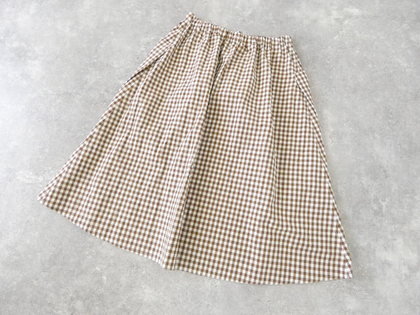 R＆D.M.Co-(オールドマンズテーラー) GINGHAM CHECK STRING GUM SKIRTの商品画像43