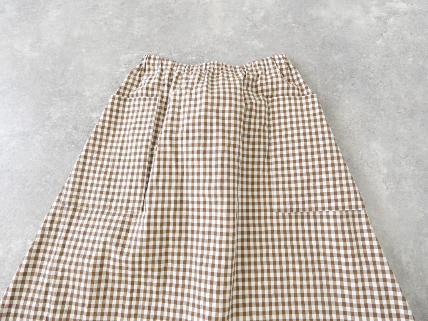 R＆D.M.Co-(オールドマンズテーラー) GINGHAM CHECK STRING GUM SKIRTの商品画像44