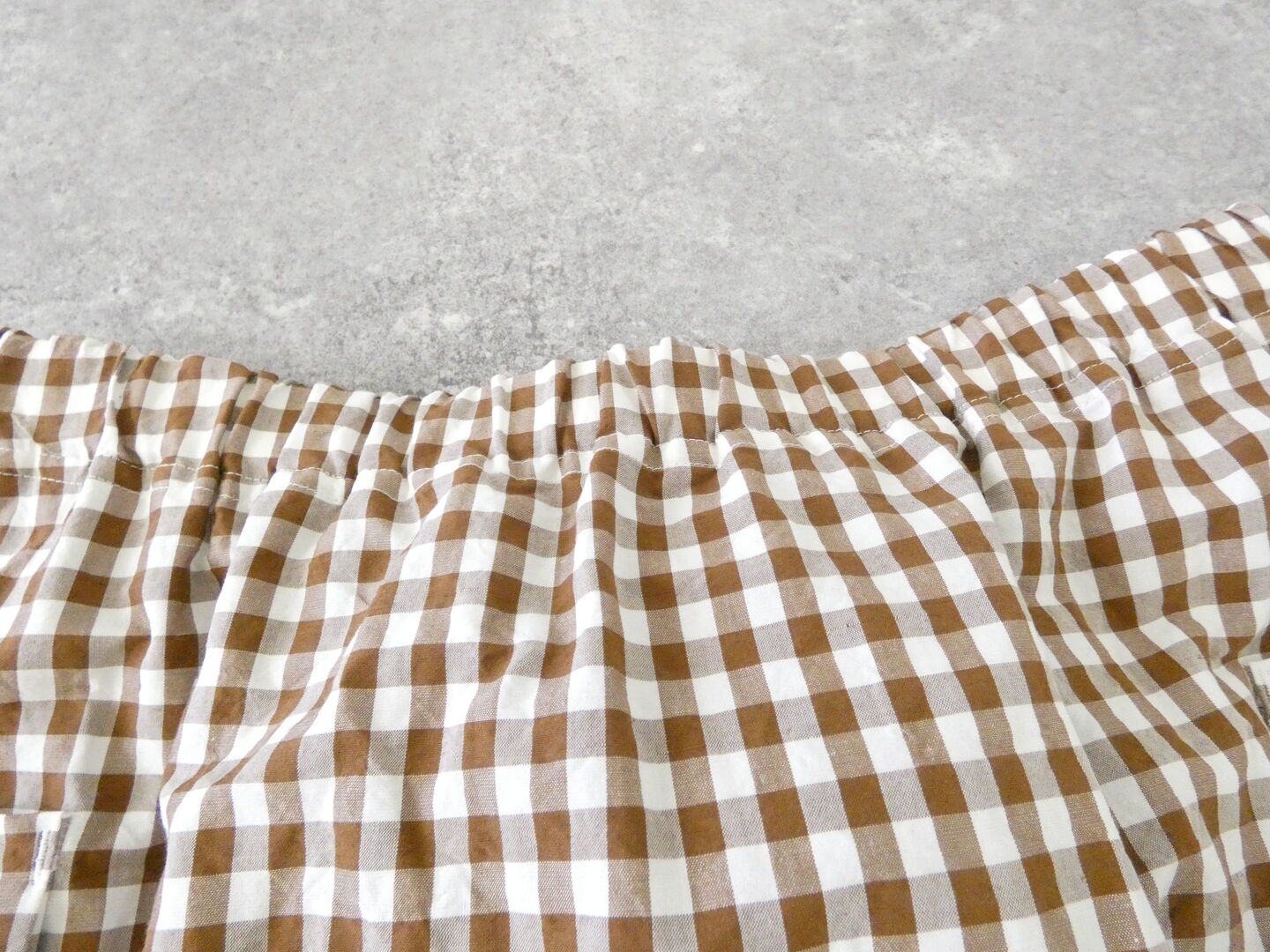 R＆D.M.Co-(オールドマンズテーラー) GINGHAM CHECK STRING GUM SKIRTの商品画像45
