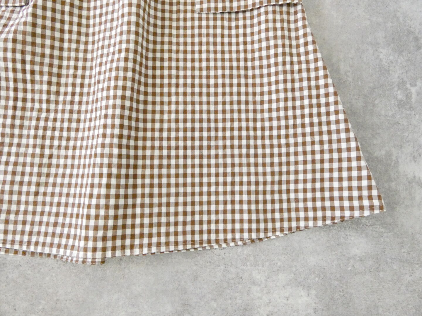 R＆D.M.Co-(オールドマンズテーラー) GINGHAM CHECK STRING GUM SKIRTの商品画像48