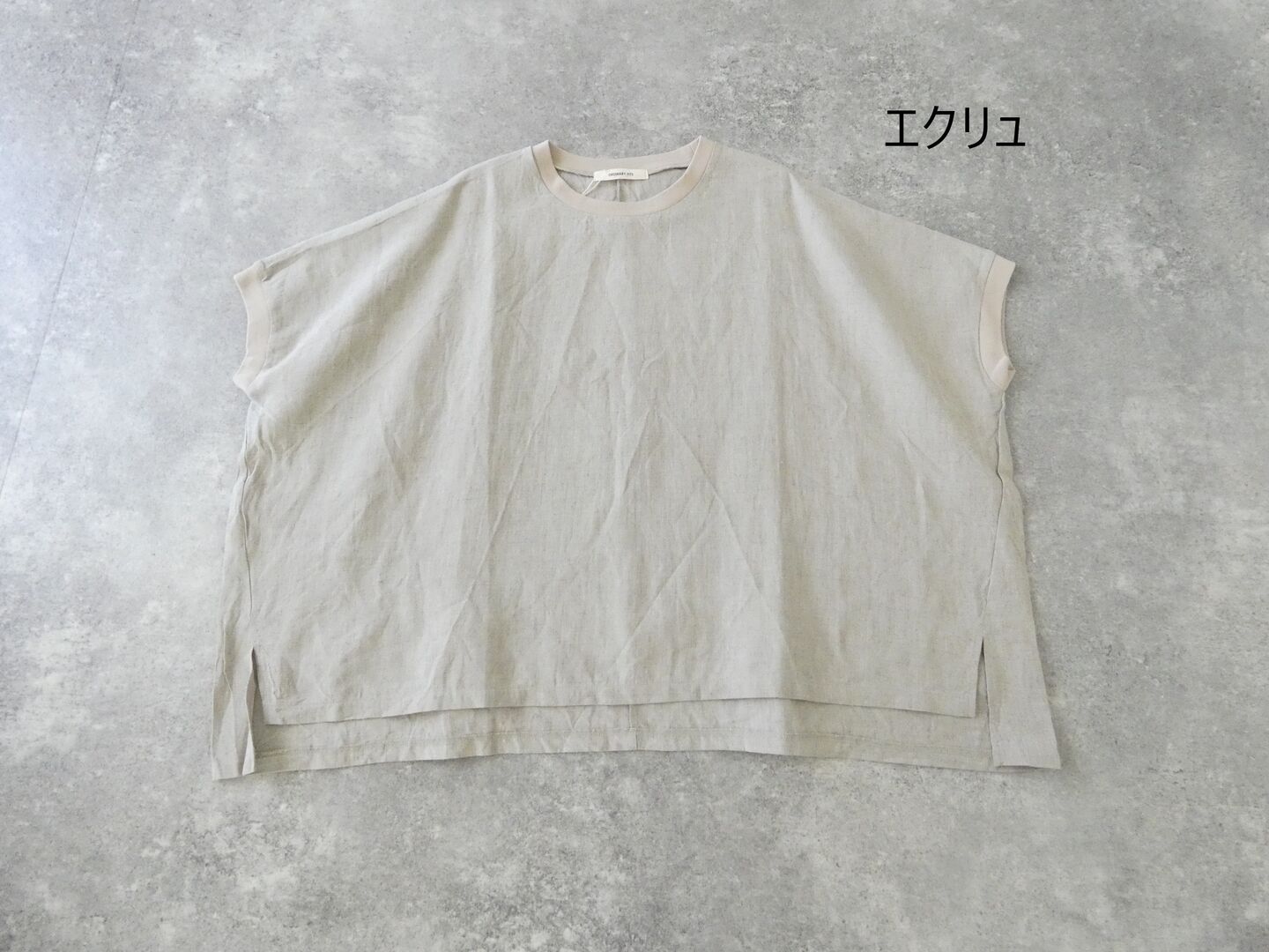 ORDINARY FITS(オーディナリーフィッツ) LINEN WIDE PULLOVER TEEの商品画像42