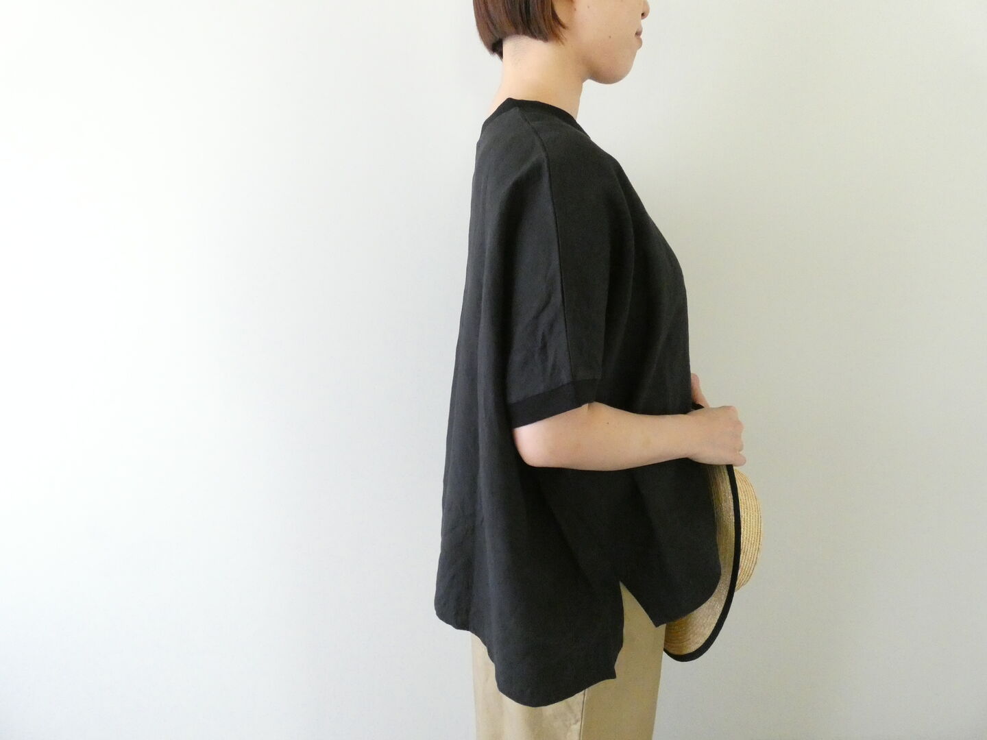 ORDINARY FITS(オーディナリーフィッツ) LINEN WIDE PULLOVER TEEの商品画像7