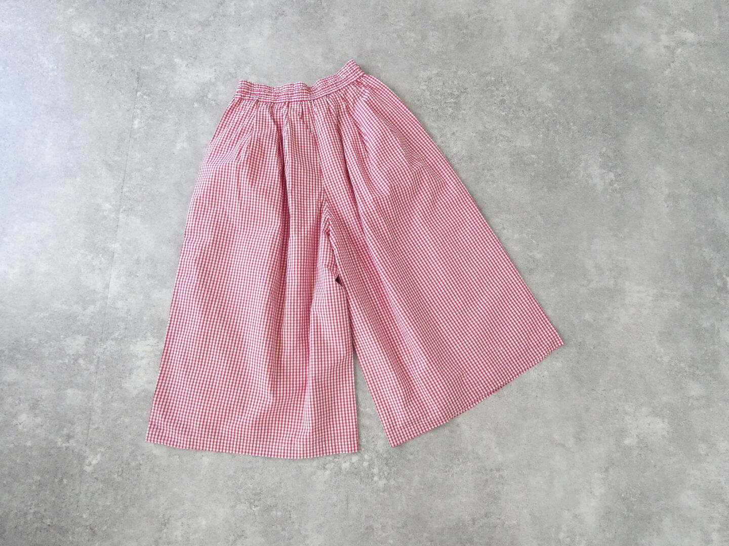 Hands of creation(ハンズオブクリエイション) peru pima cotton checkキュロットスカートの商品画像12