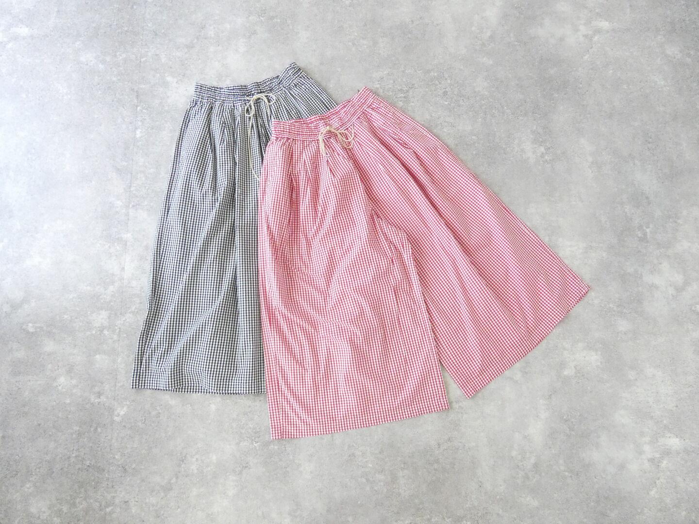 Hands of creation(ハンズオブクリエイション) peru pima cotton checkキュロットスカートの商品画像3