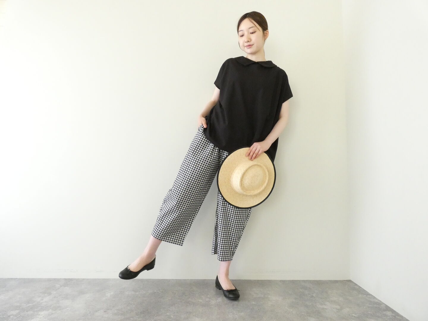 ichi(イチ) 2WAY衿付きプルオーバーの商品画像1
