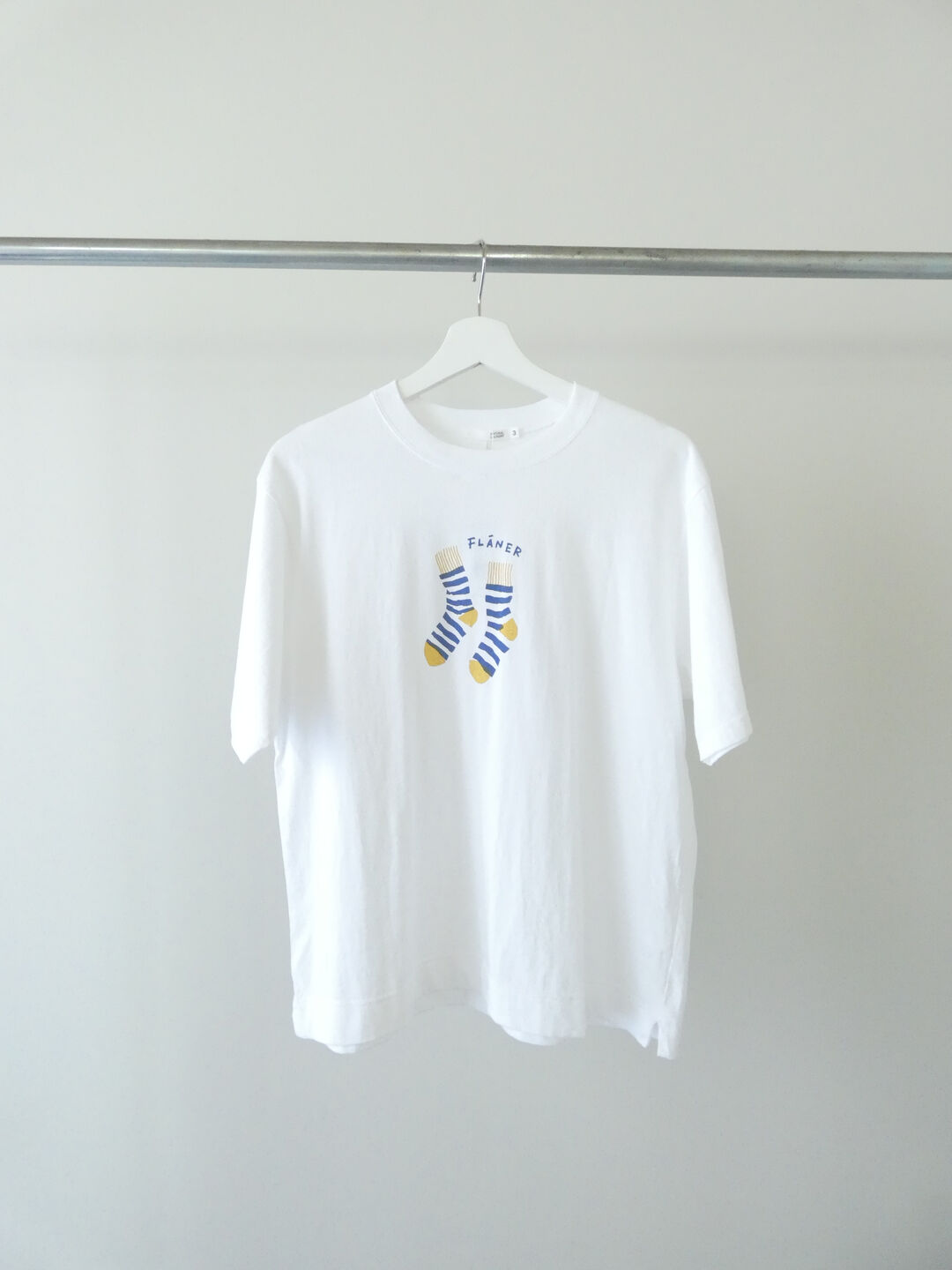 NATURAL LAUNDRY(ナチュラルランドリー) カラー天竺ソックスプリント半袖Tの商品画像10