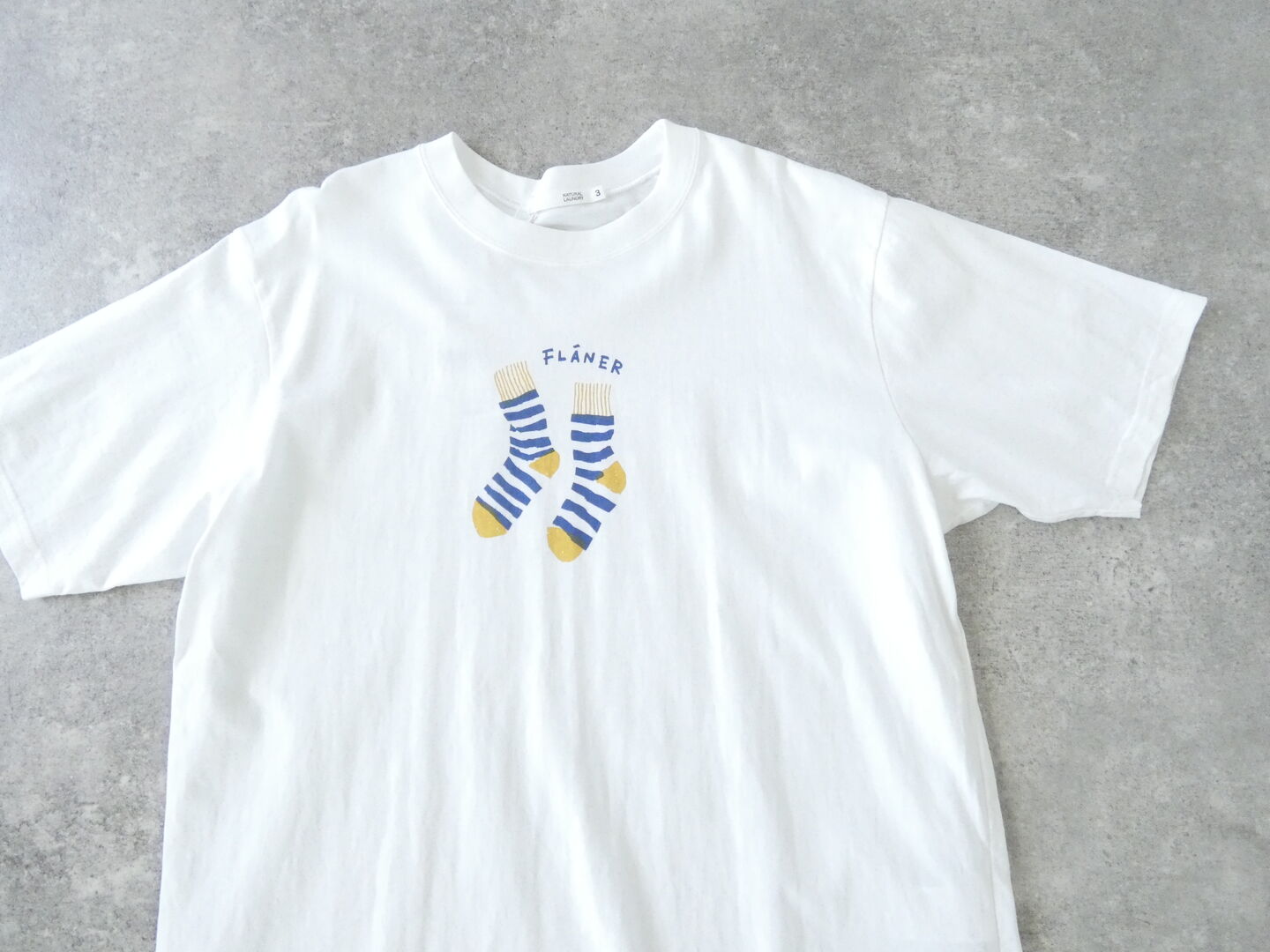 NATURAL LAUNDRY(ナチュラルランドリー) カラー天竺ソックスプリント半袖Tの商品画像21