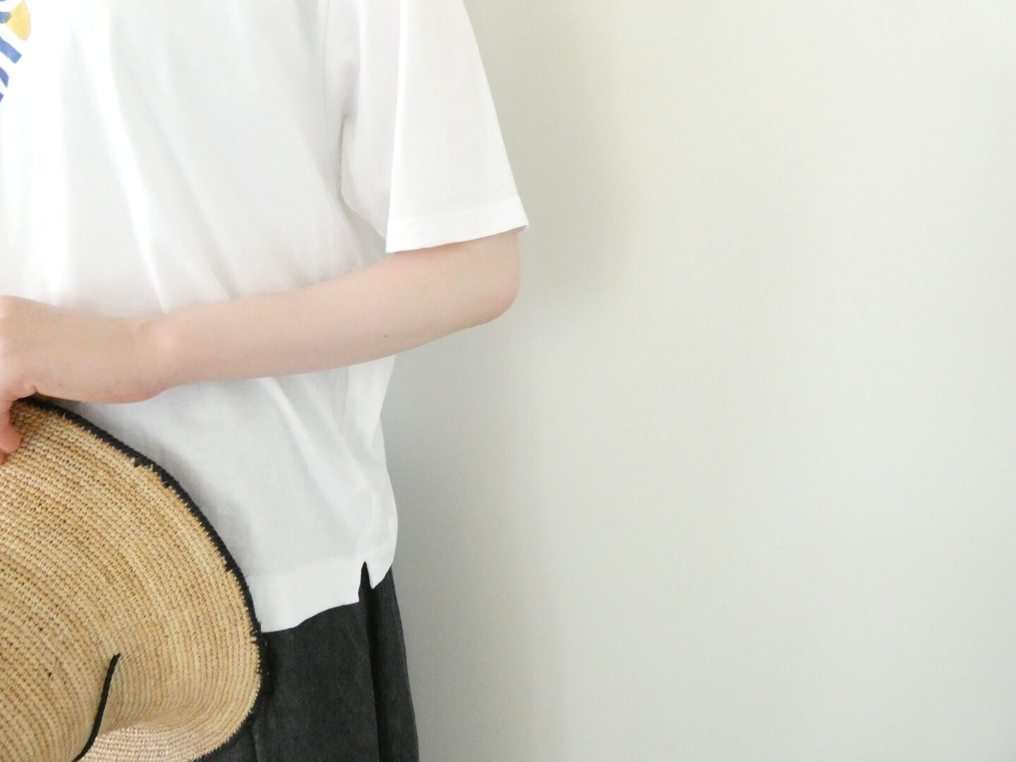 NATURAL LAUNDRY(ナチュラルランドリー) カラー天竺ソックスプリント半袖Tの商品画像6