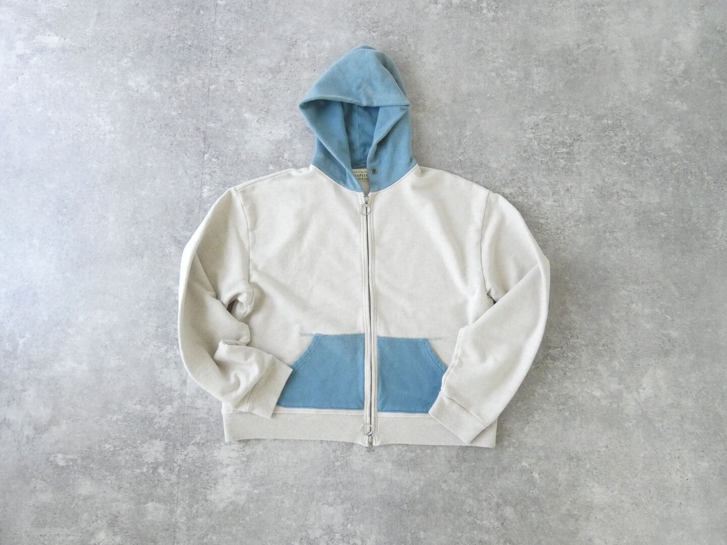 KAPITAL(キャピタル) TOP裏毛2TONE ZIP UP GYMパーカーの商品画像1